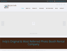 Tablet Screenshot of indyphotobooths.com